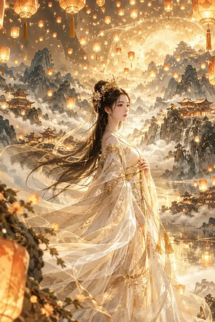 短剧《花期上见神君》封面，古装题材，共52集